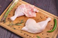 Четвертина задняя с кожей цыплят-бройлеров охл.;